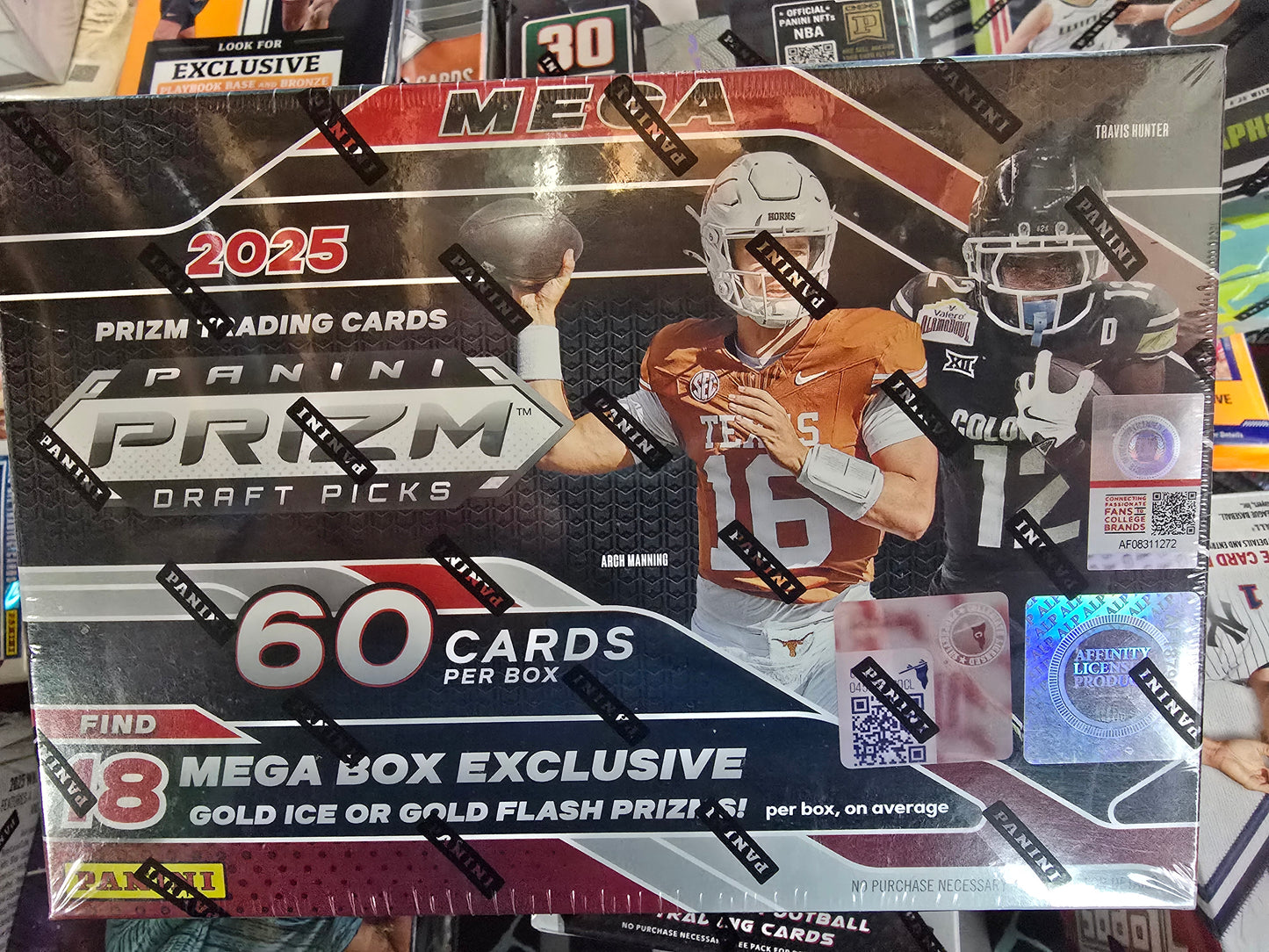 2025 Prizm Draft Picks Football Mega Box