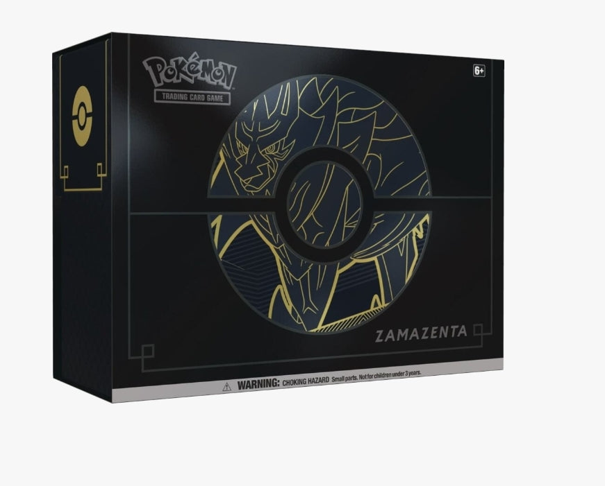 NEW SEALED Pokemon TCG Sword & Shield Zamazenta ETB Elite Trainer Box Plus Gold!