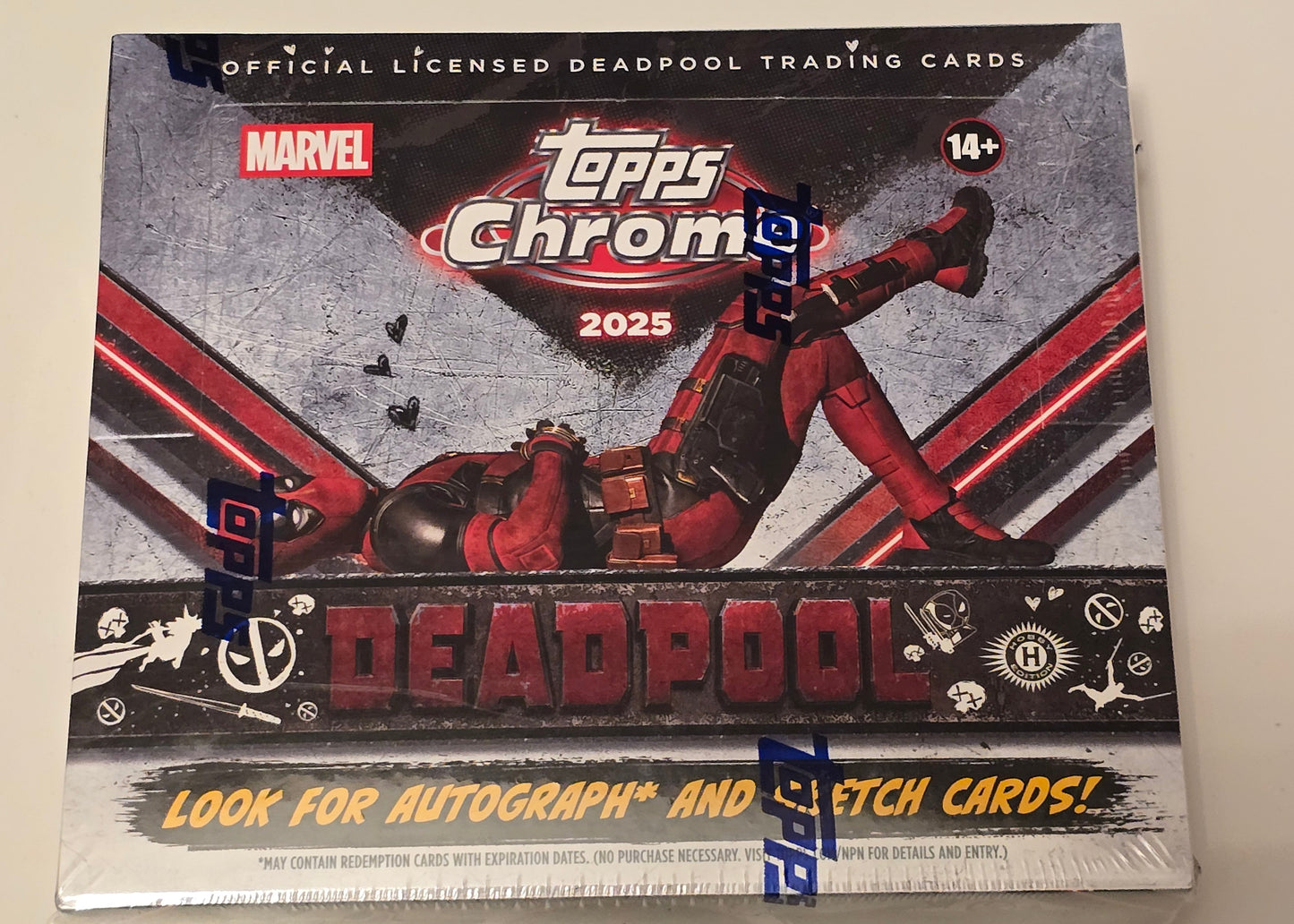Marvel Deadpool Chrome Hobby Box