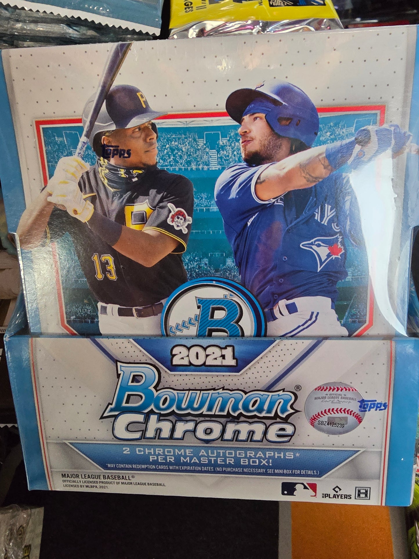 2021 Bowman Chrome Baseball Hobby Box - TWO AUTOS!