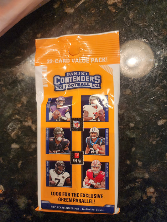 NEW 2024 Contenders Football Value Pack Personal Break! 22 cards!
