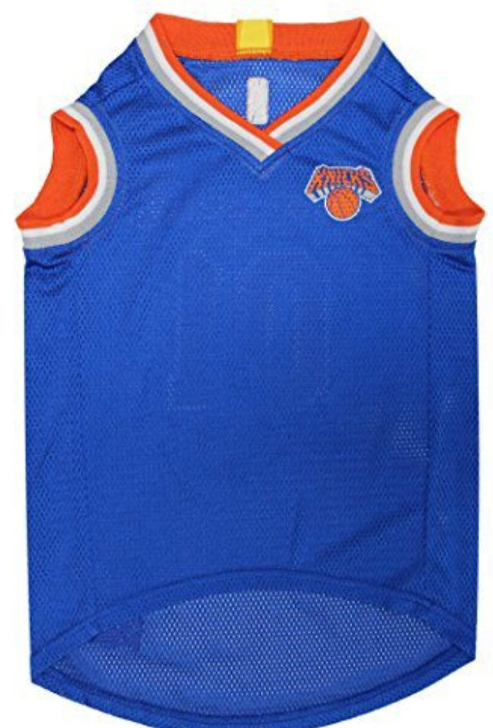NEW! Compare at $28.00 - Pets First NBA NEW YORK KNICKS DOG Jersey, Medium - Tank Top Basketball Pet Jersey!