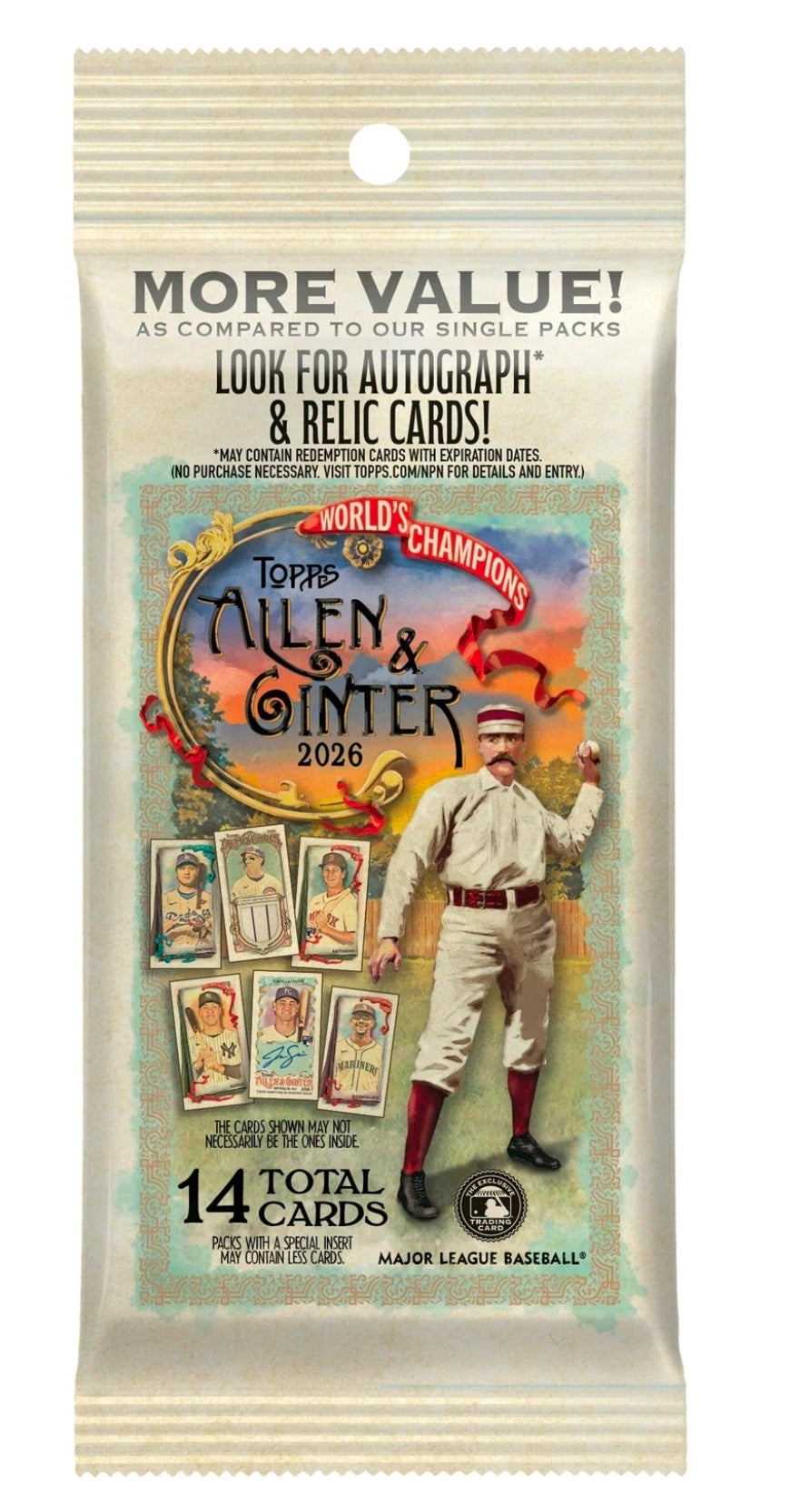 2026 Topps Allen & Ginter Baseball Value Pack