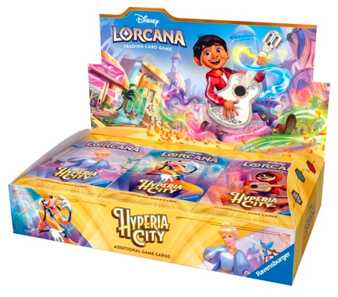 Disney Lorcana Hyperia City Booster Box - 24 booster packs!