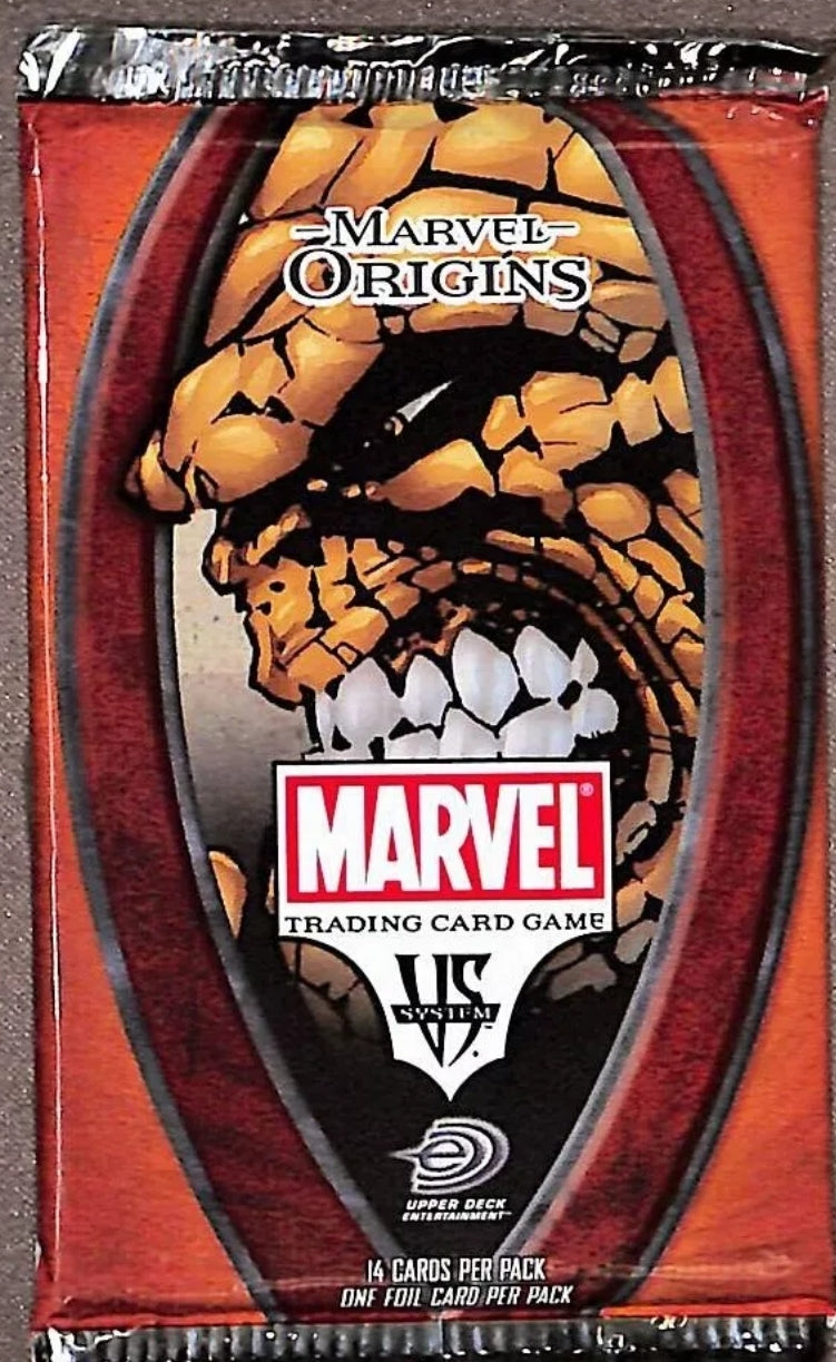 RARE 2004 Upper Deck Marvel Origins Trading Card Game Booster Pack - 14 Cards - Personal Break!