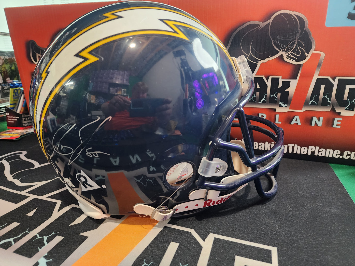 Tim Dwight AUTHENTIC Autographed Full Size Proline Helmet NFL Auctions PSA COA 90s Era!