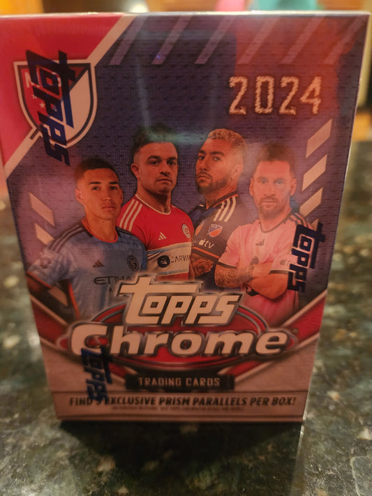 2024 Topps Chrome MLS Soccer  Blaster Box