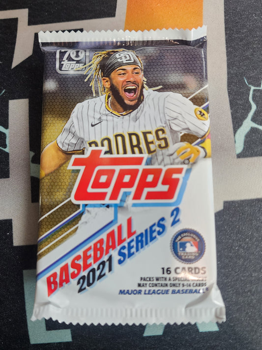 2021 Series 2 Topps Baseball Mega Box Pack - 16 cards!  Personal Pack Break
