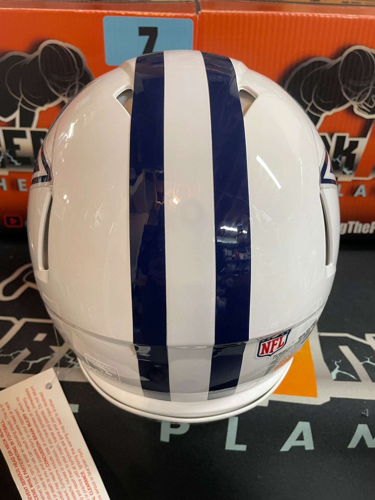 Michael Irvin Throwback AUTHENTIC Cowboys Full Size Helmet Beckett COA