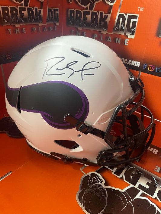 Randy Moss AUTHENTIC Lunar Eclipse Specialty Full Size Helmet Vikings Beckett COA