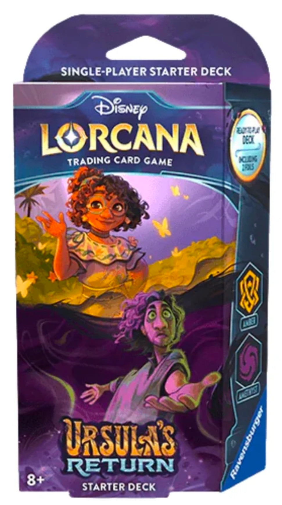 Disney Lorcana Ursula's Return Starter Deck, includes 1 booster pack!