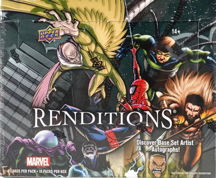 Marvel Spiderman Renditions Hobby Box!