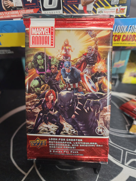 2020-2021 Marvel Annual Hobby Pack