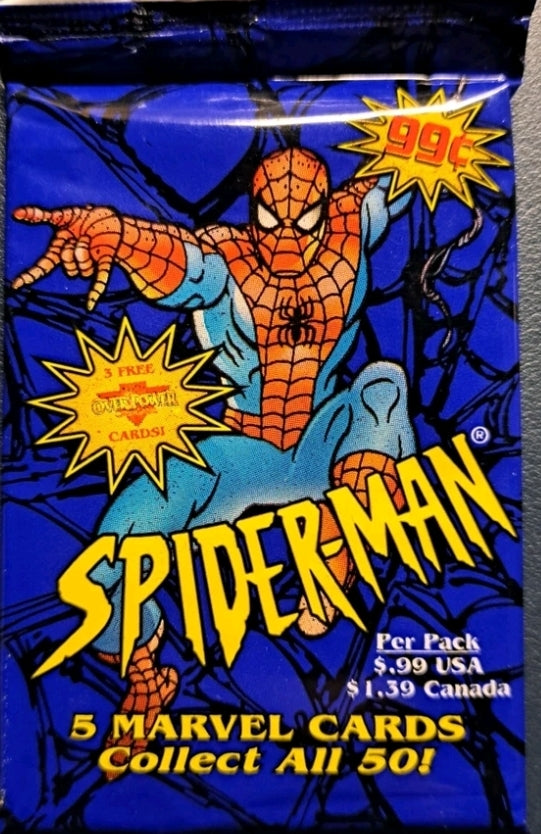 1997 Fleer/Skybox Marvel Spider-Man Sealed Booster Pack Personal Break!
