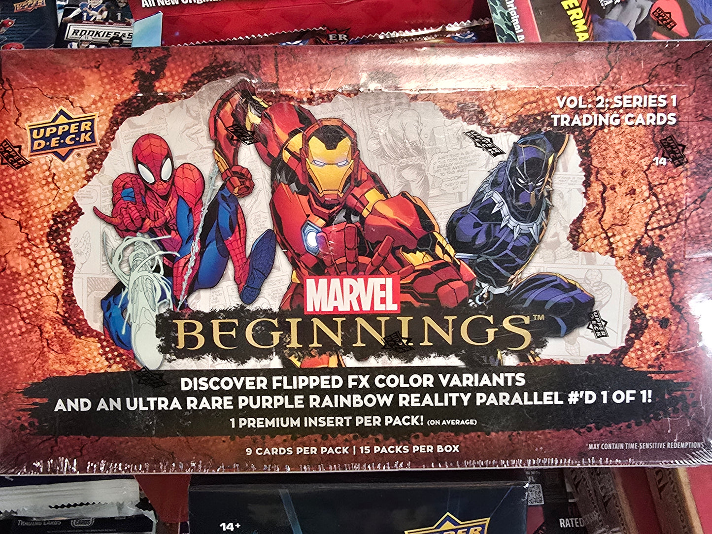 Upper Deck Marvel Beginnings volume II Series 1 HOBBY Box