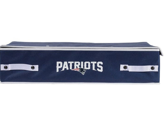 Franklin Sports NFL New England Patriots Under The Bed Storage Bins - Large