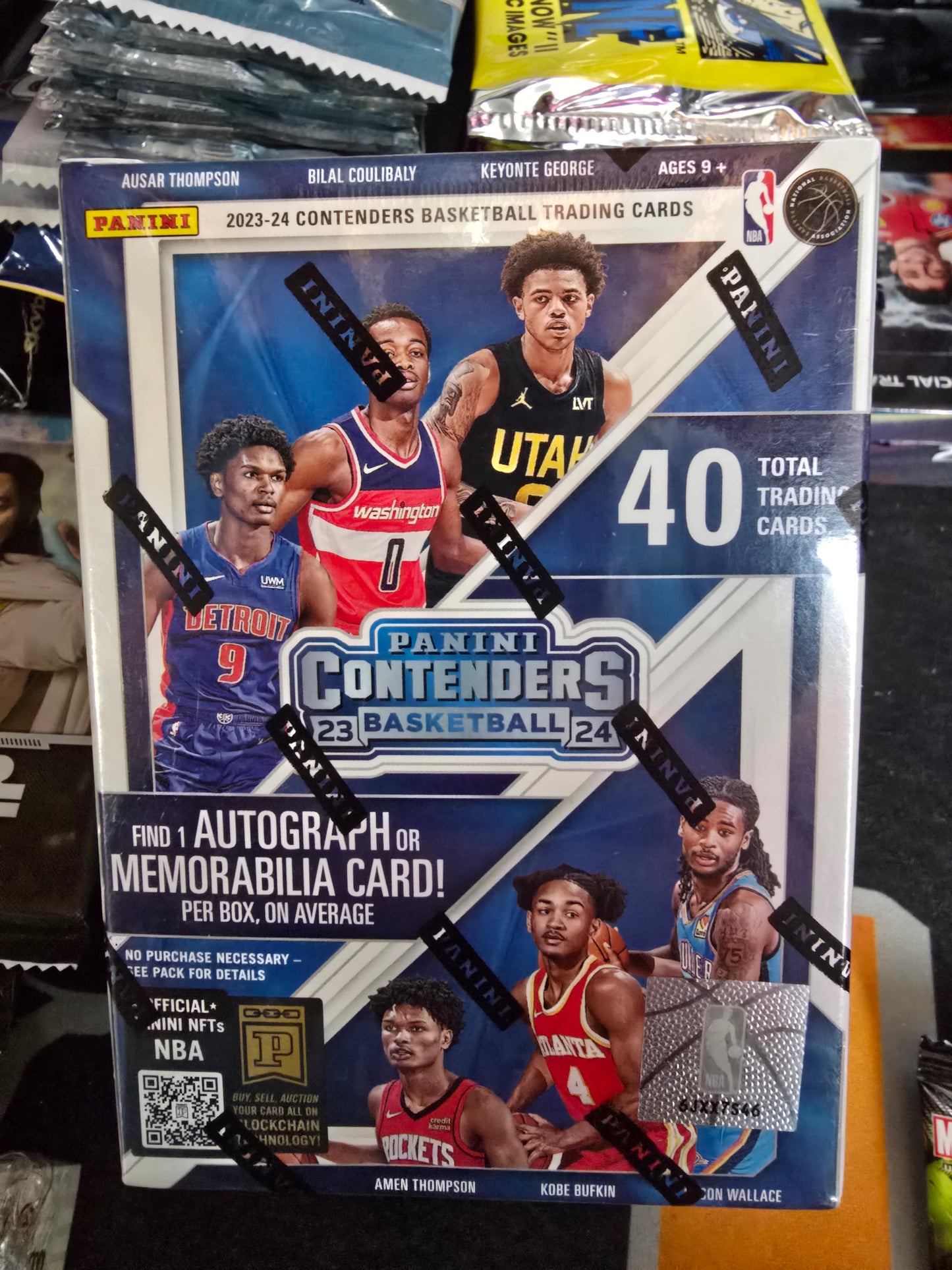 1 AUTO or MEM hit! 2023-2024 Panini Contenders Basketball Blaster Box Wemby RC??