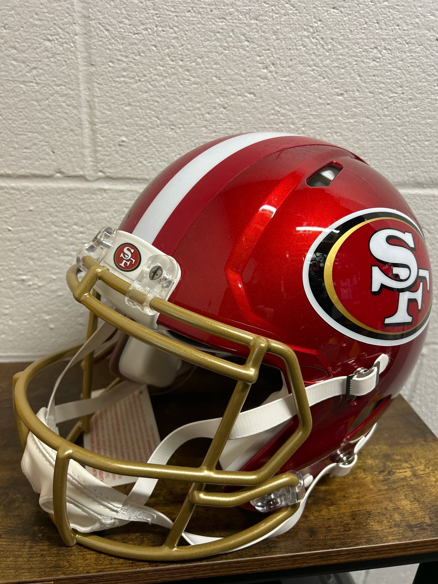 Trey Lance Flash AUTHENTIC 49ers Full Size Helmet Beckett COA