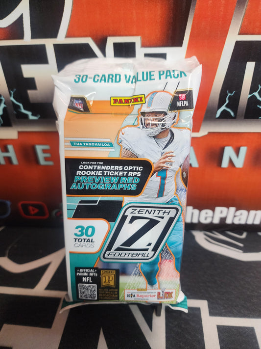 2024 ZENITH Football Value Pack Personal Break! Chase Cintender Optic Preview Red Autographs!
