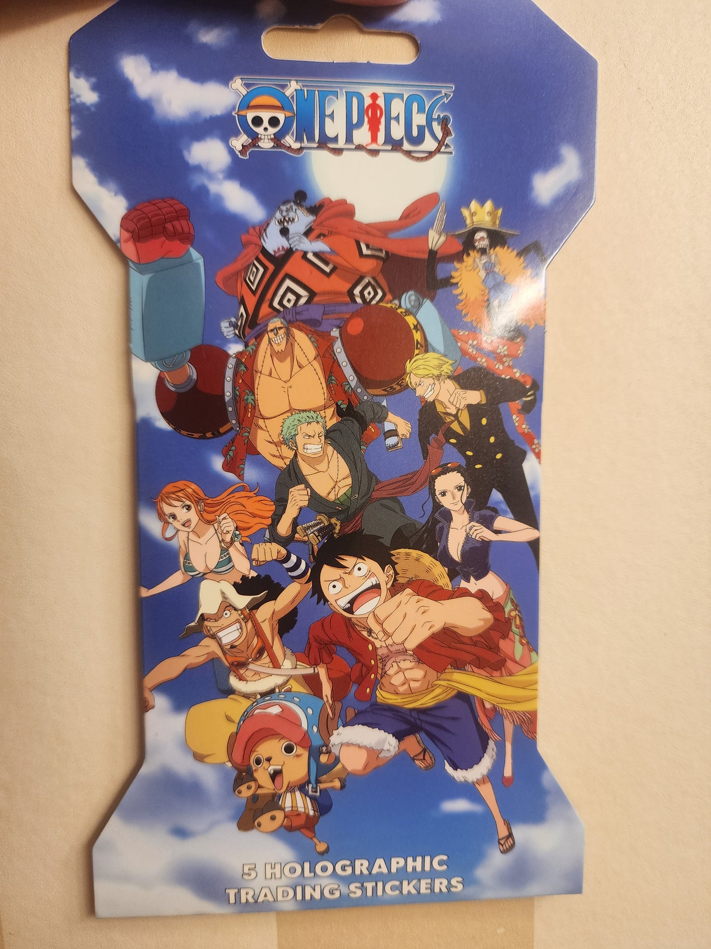 One Piece 2024 UUC Sleeved Pack personal break! 5 Holographic Trading Stickers!