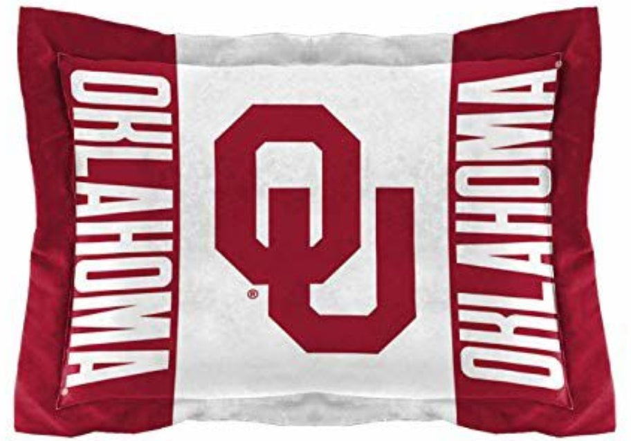 BRAND NEW! Northwest NCAA Oklahoma Sooners Comforter and Sham Set, Twin, Modern Take College Football