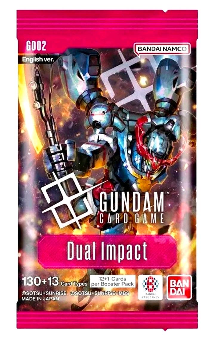 Gundam Card Game Dual Impact Booster Pack - 12 cards! Bandai/Namco