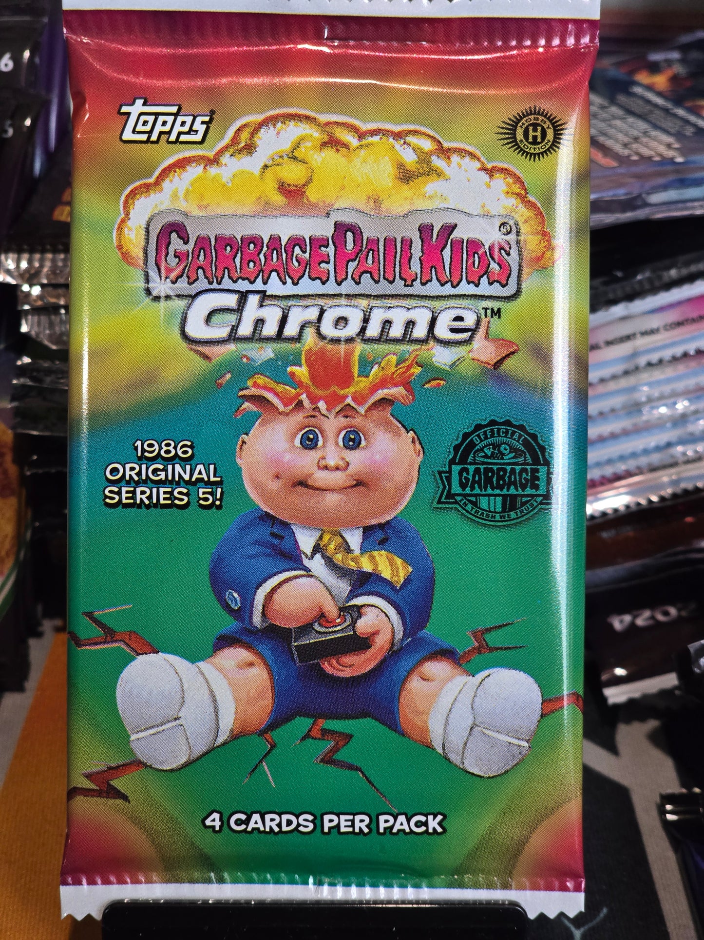 2021 Topps Chrome Garbage Pail Kids Hobby Pack! 1986 design