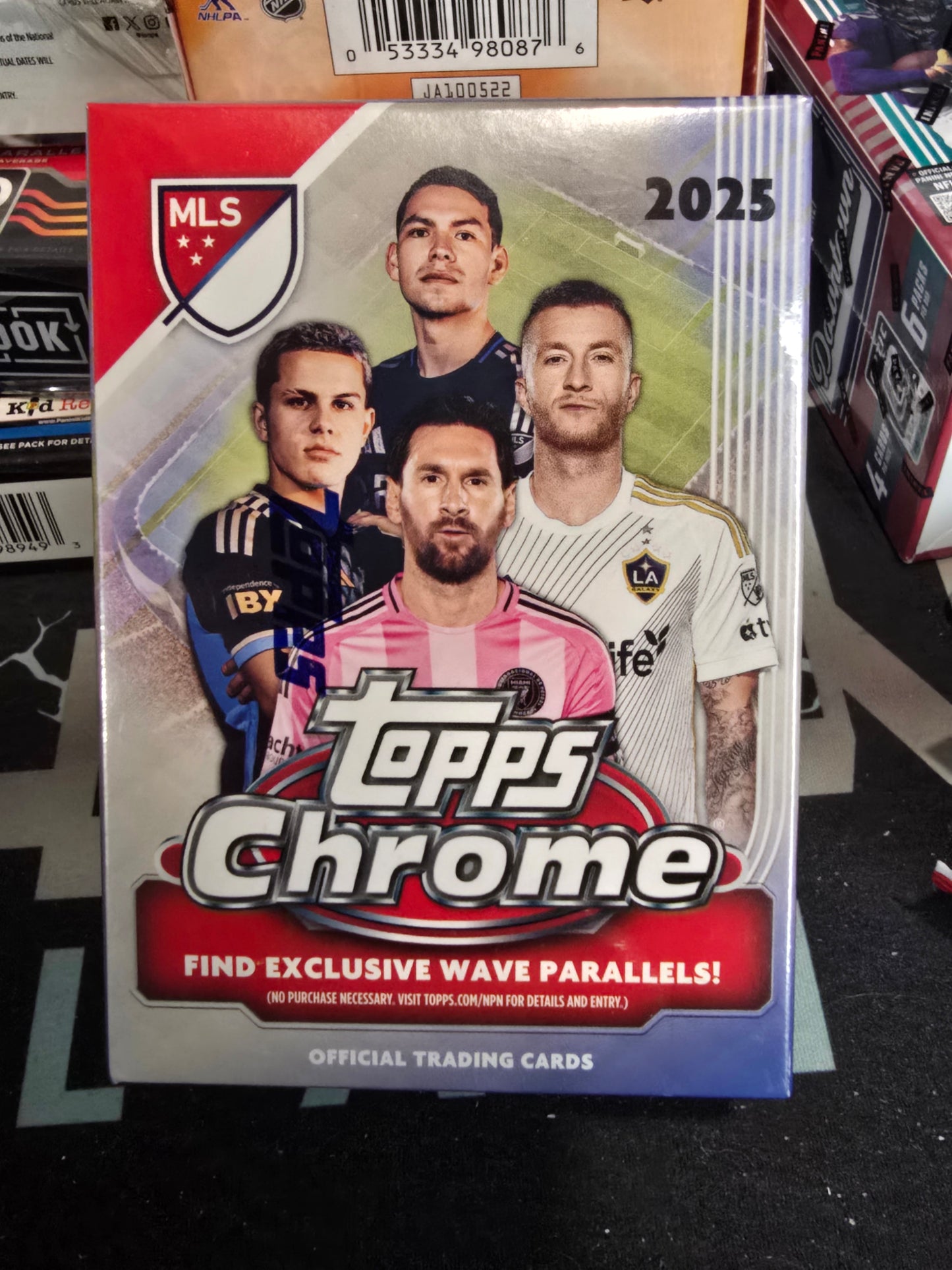 2025 Topps Chrome MLS Soccer Blaster Box