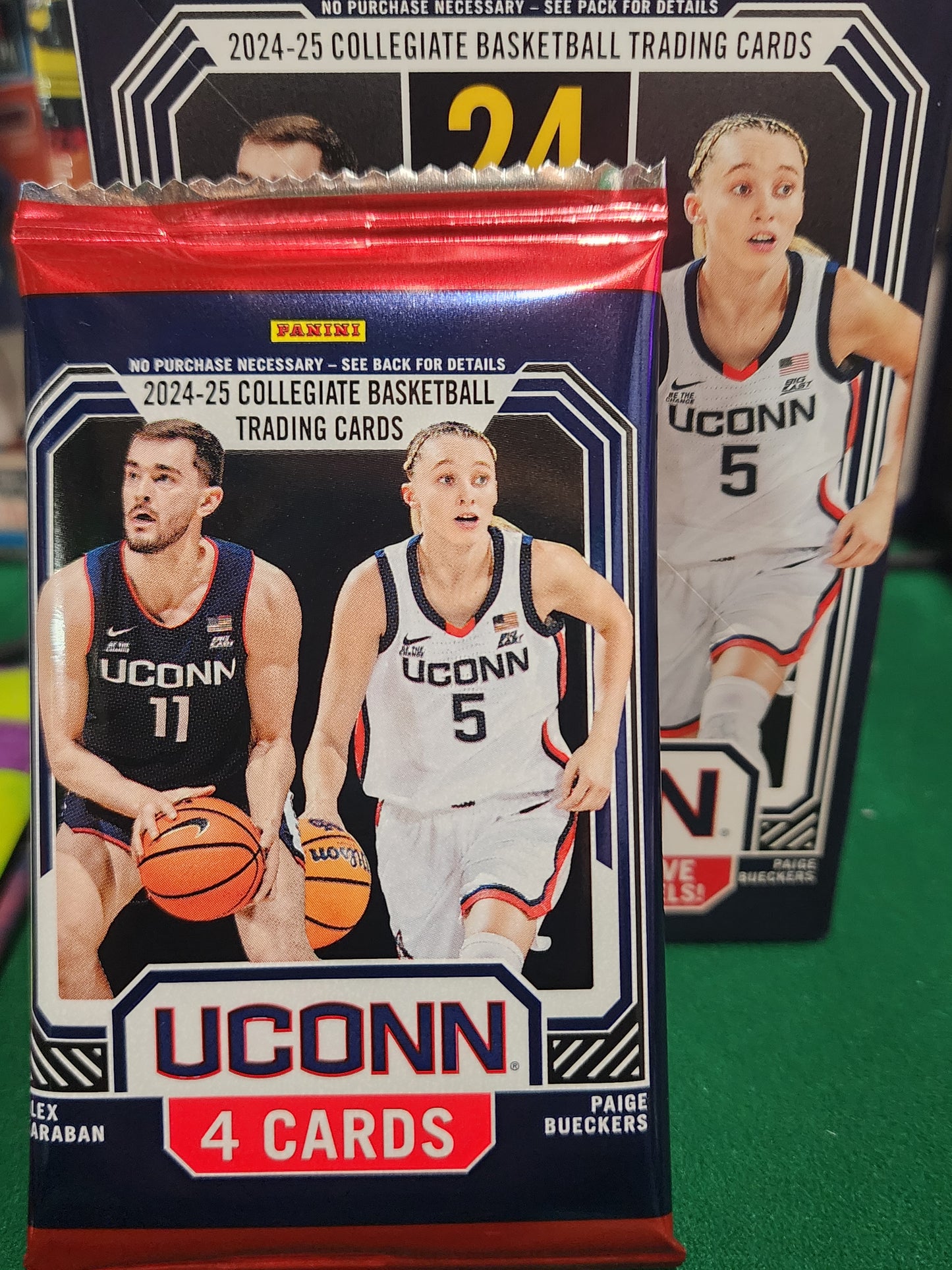 UCONN Panini Collegiate Basketball Blaster Pack Personal Break Men's and Women's Basketball! WNBA Paige Bueckers??