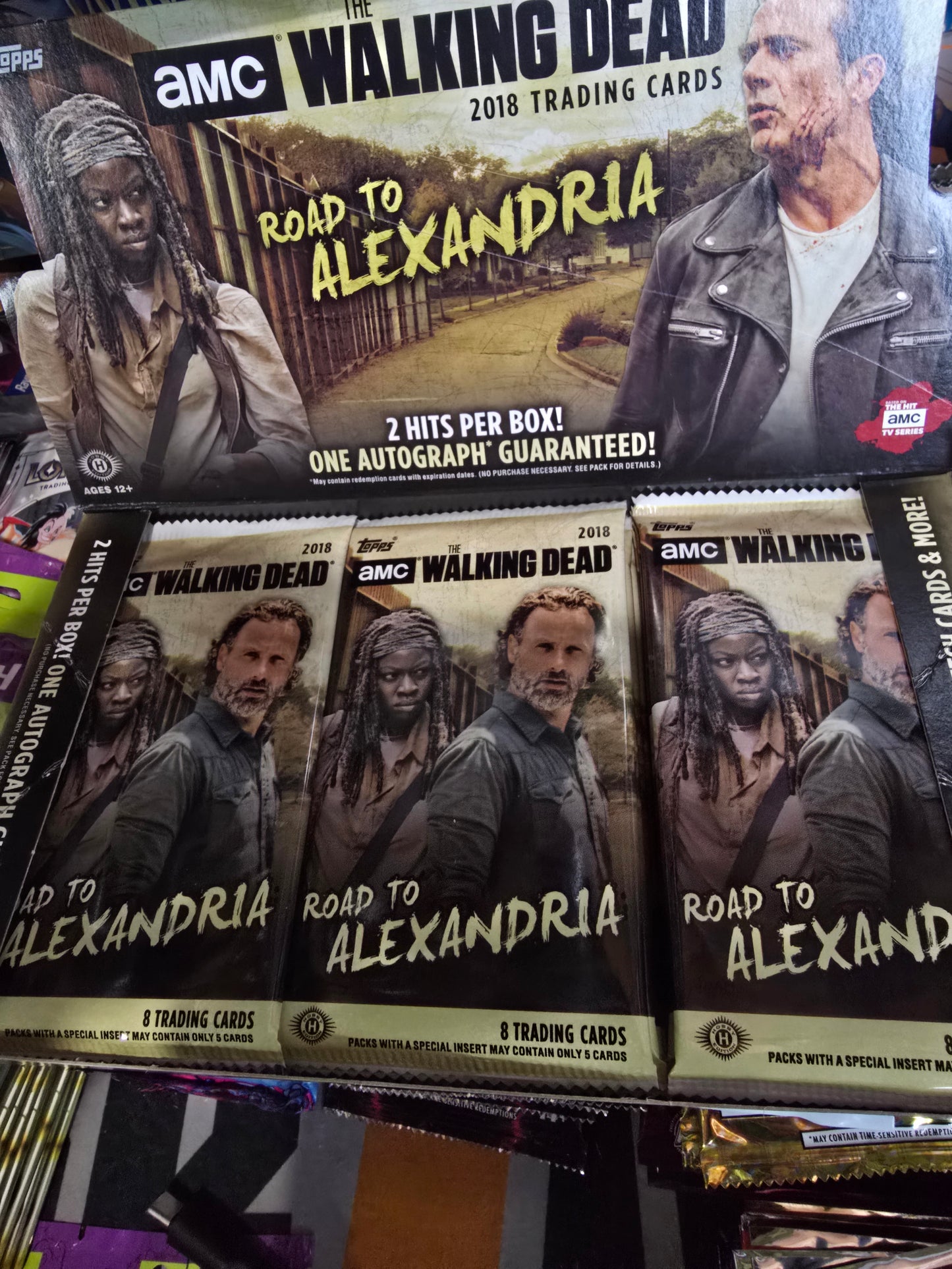 Topps AMC The Walking Dead Road to Alexandria TWD Hobby Pack 2018