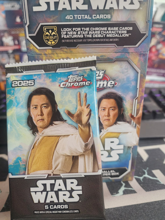 Star Wars 2025 Topps Chrome Blaster Pack Personal Break!!