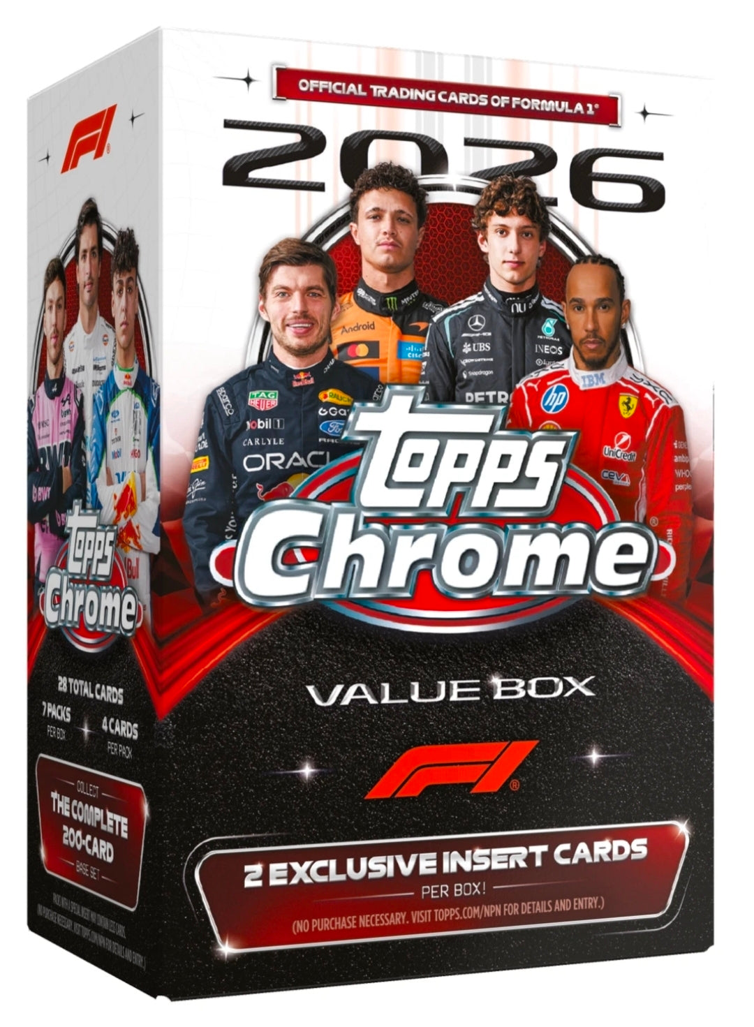 2026 TOPPS CHROME Formula 1 VALUE BLASTER BOX F1 Racing