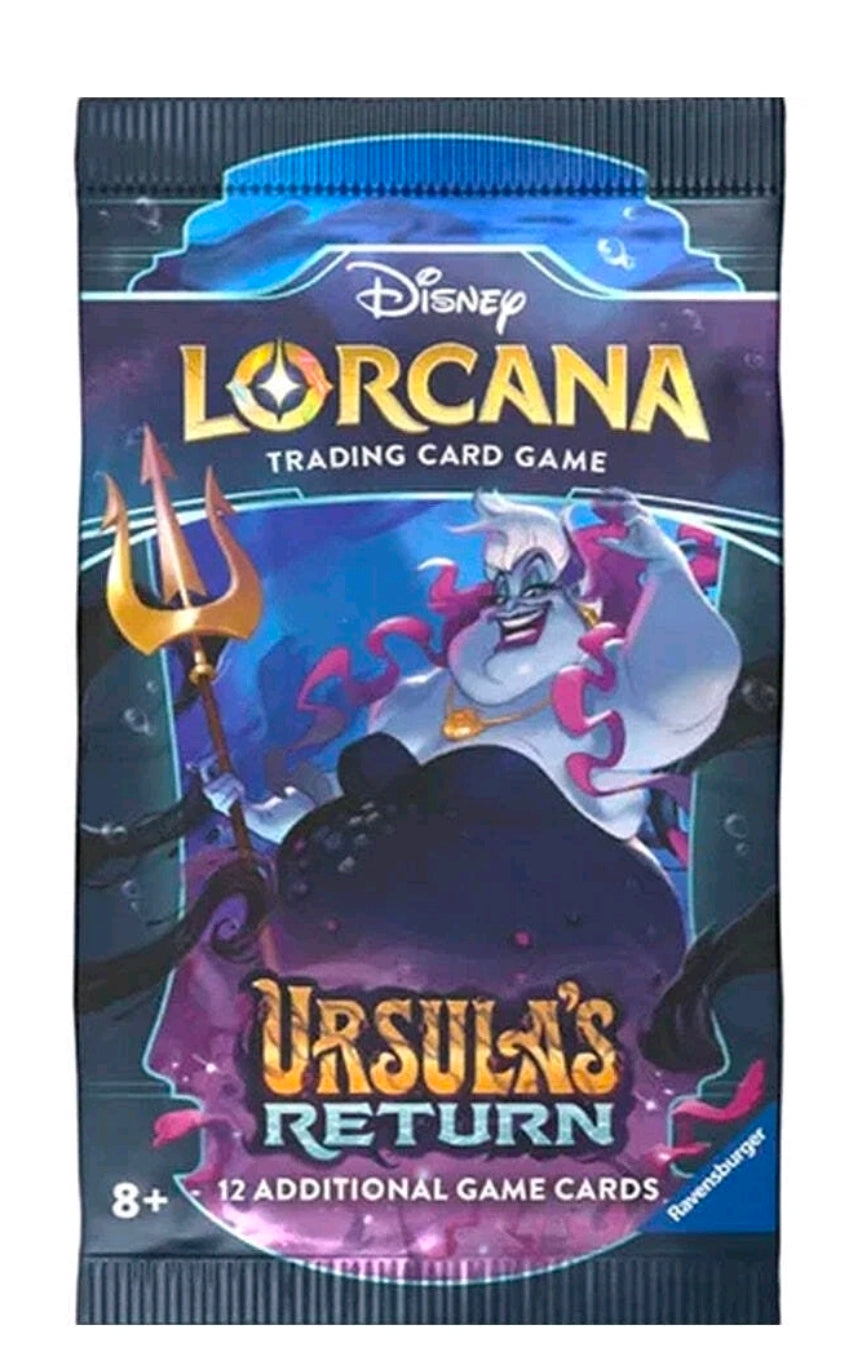 Disney Lorcana Ursula's Return Booster Pack! 12 cards!