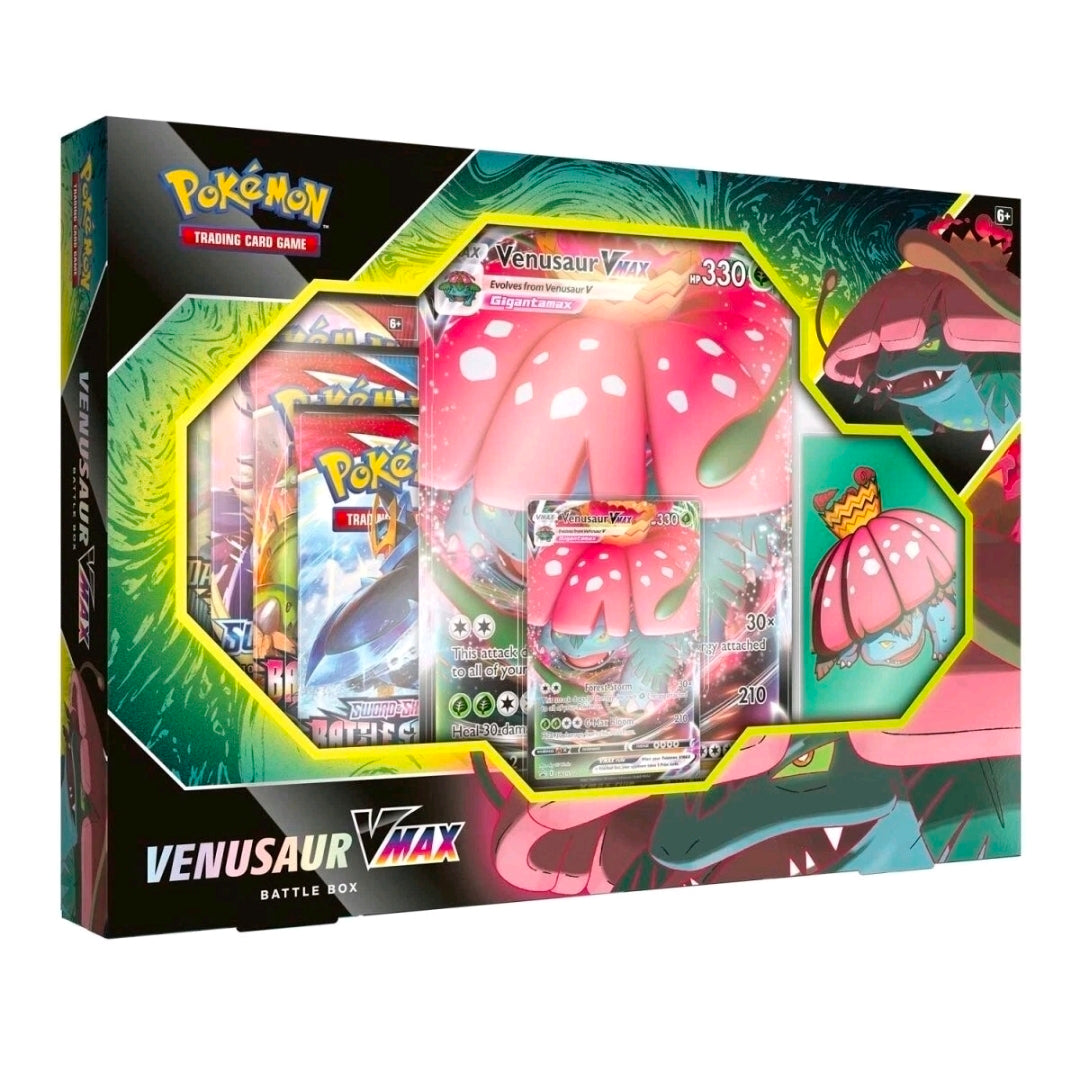 Venasaur EX Box Sword and Shield - Box includes 1 Sun and Moon Pack!