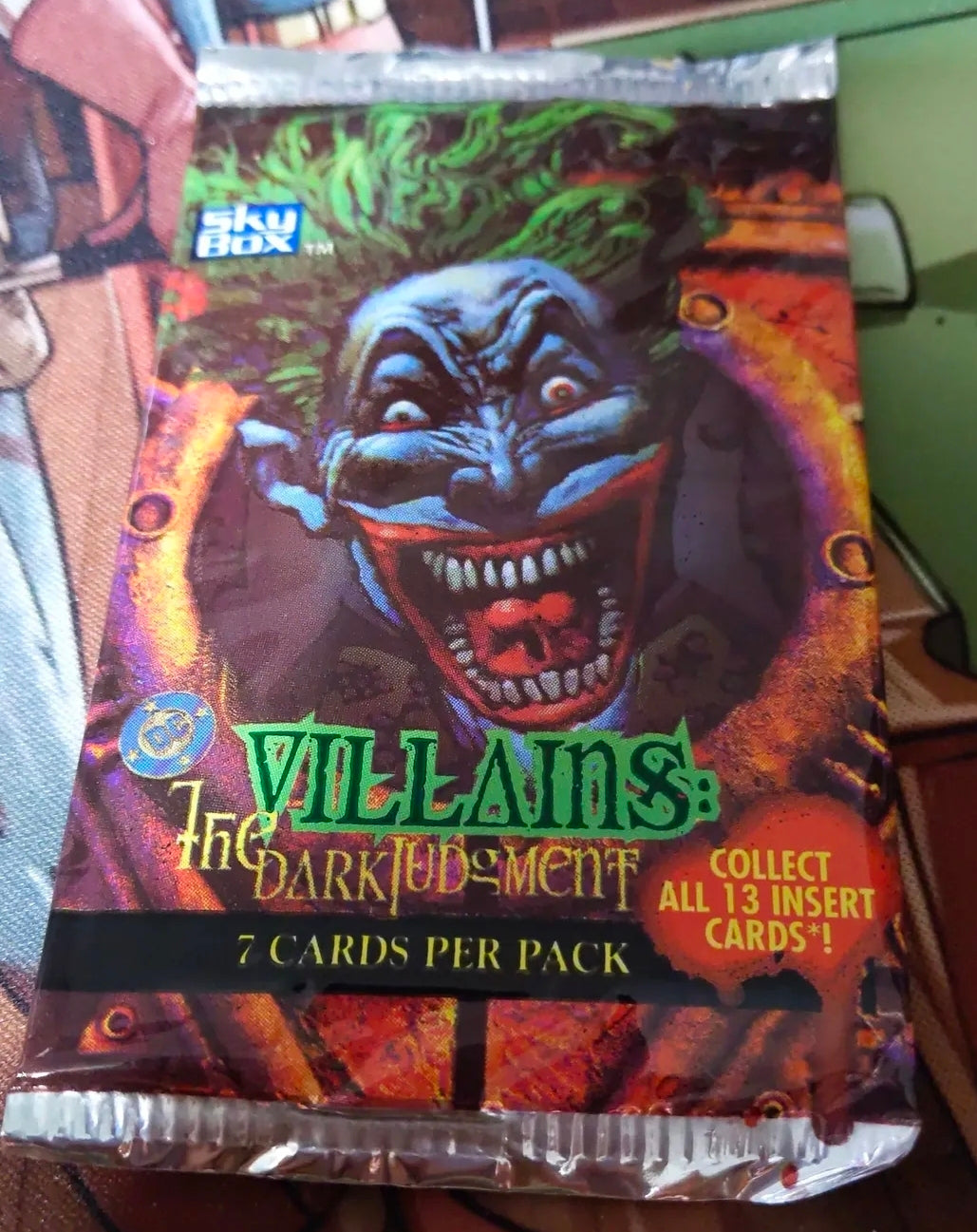 1995 Skybox DC Villains Hobby Pack
