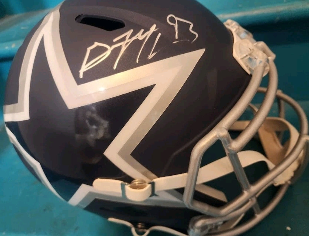 Gerald McCoy Autographed AMP Full Size Cowboys Helmet PSA COA
