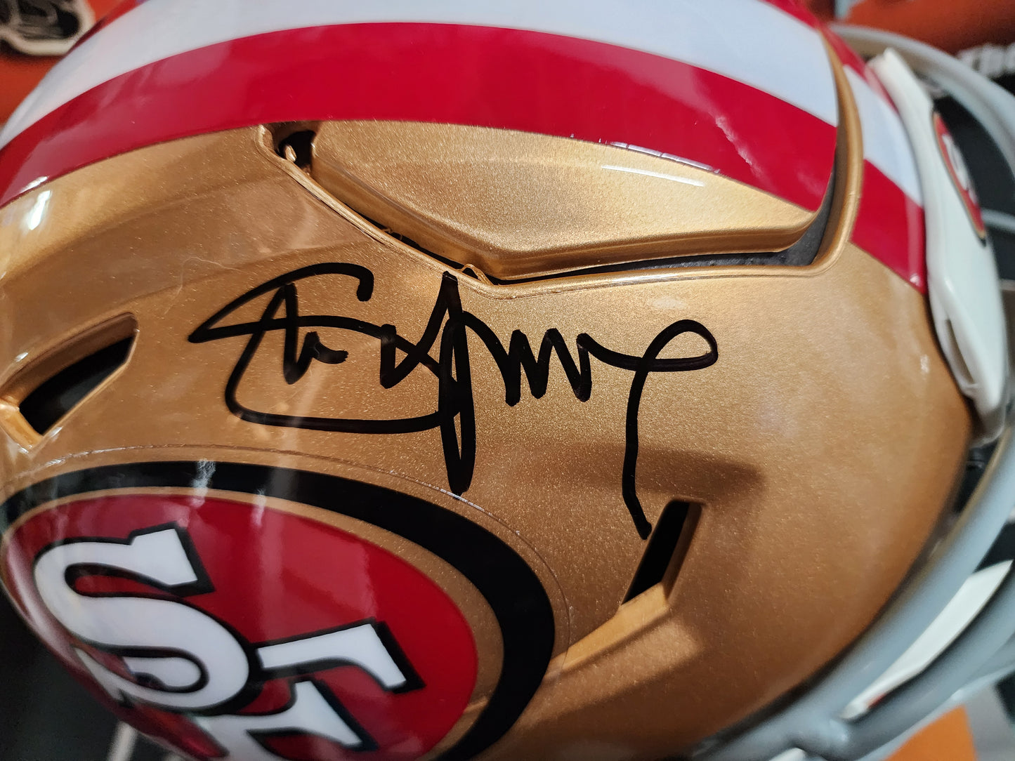 Steve Young Autographed 49ers Speed Flex DRIP Full Size Helmet Radtke COA