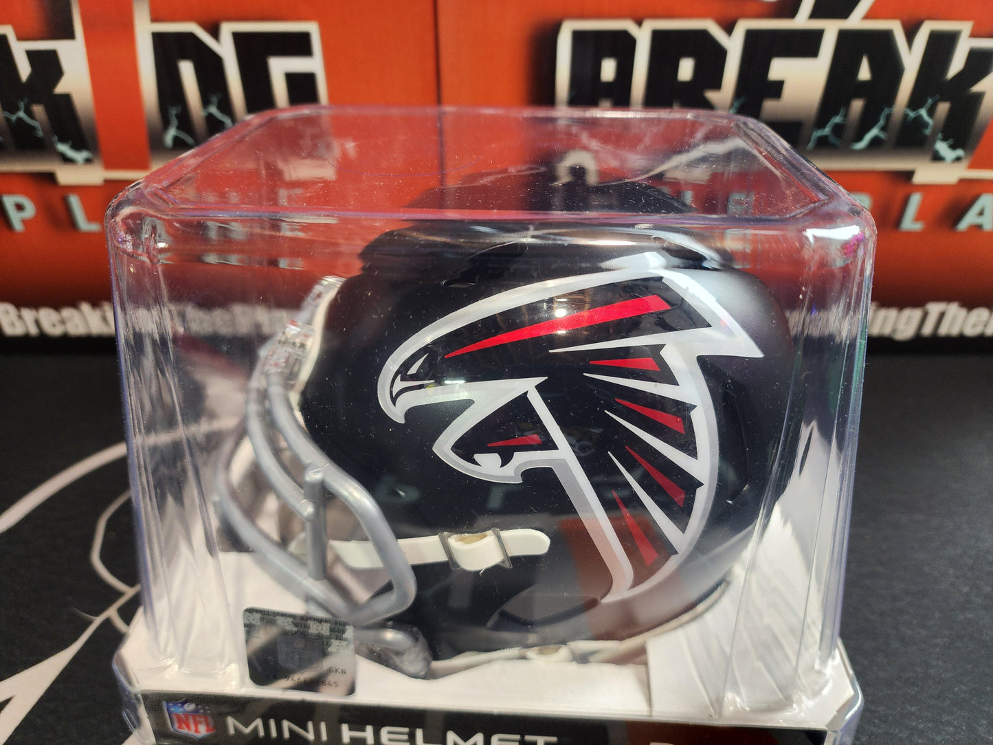 Andre Rison Autographed Mini Helmet Atlanta Falcons Beckett COA