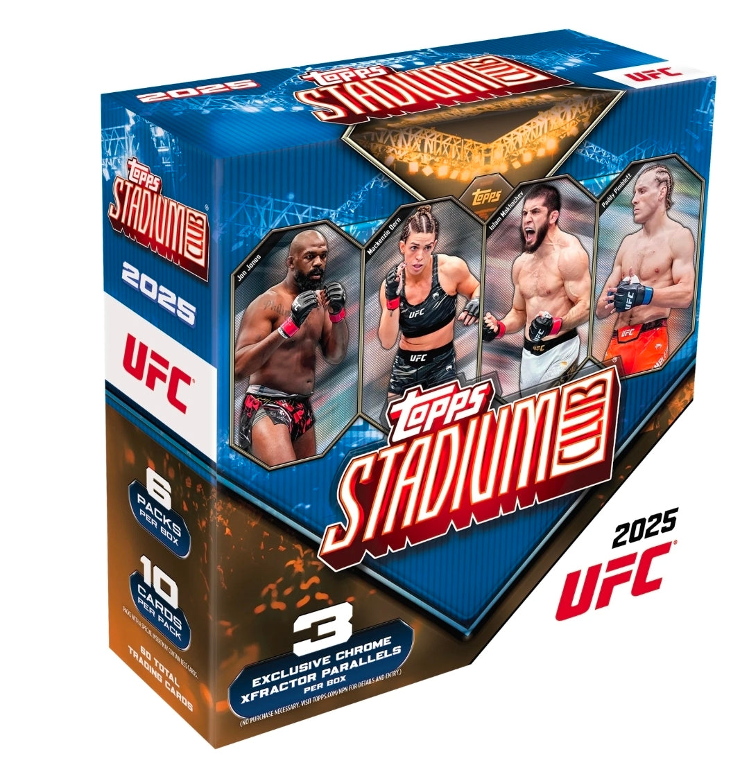 2025 UFC Topps Stadium Club Mega Box