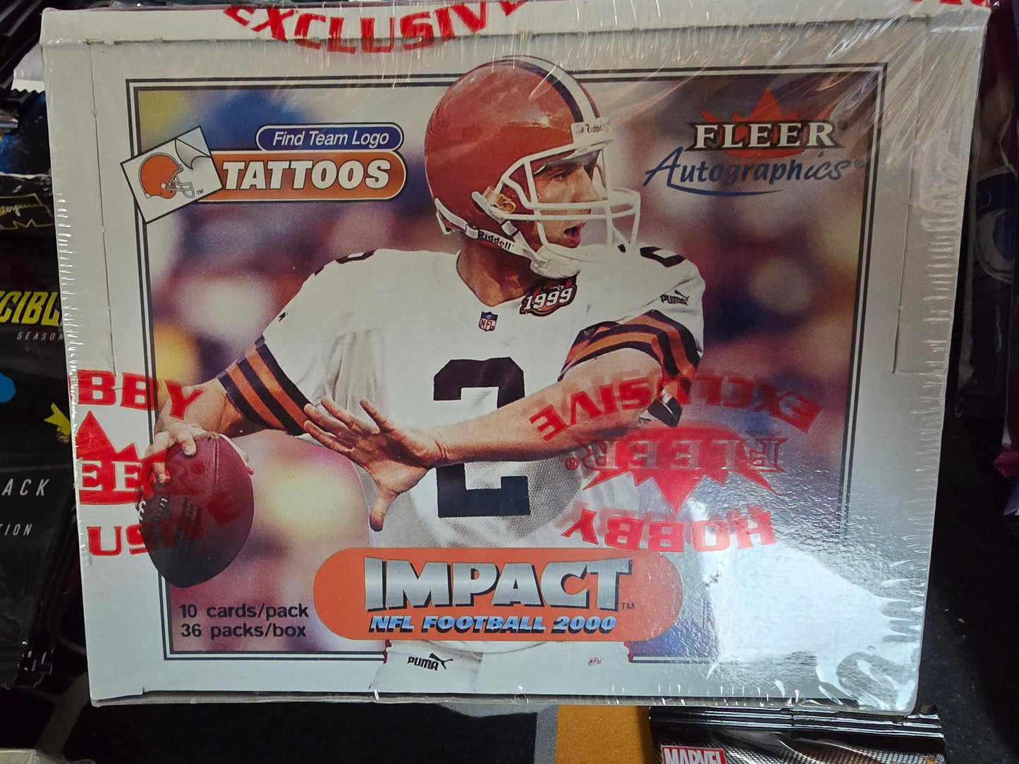Tom Brady Rookie Card?? 2000 Fleer Impact Football Hobby Box