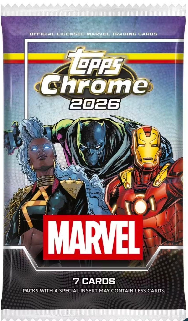 2026 Topps Chrome Marvel MEGA BOX Pack