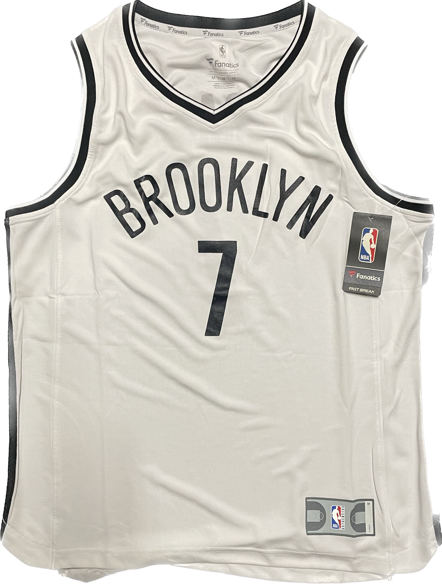 Kevin Durant Autographed Authentic Fanatics Licensed Brooklyn Nets Basketball Jersey Beckett COA