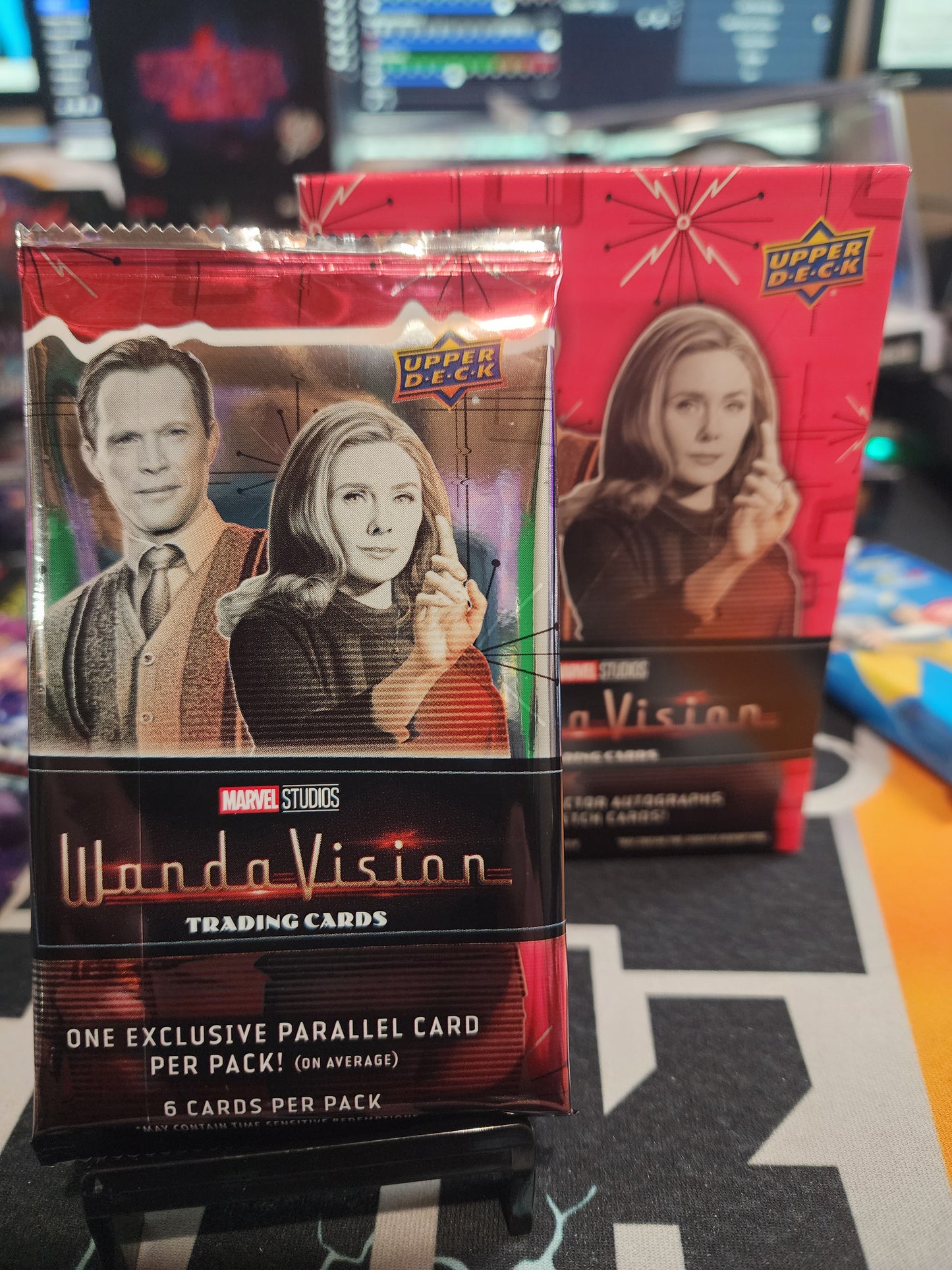 Wandavision Upper Deck Blaster Pack Personal Break! 1 exclusive Parallel per pack! Chase actor autographs and sketch cards!