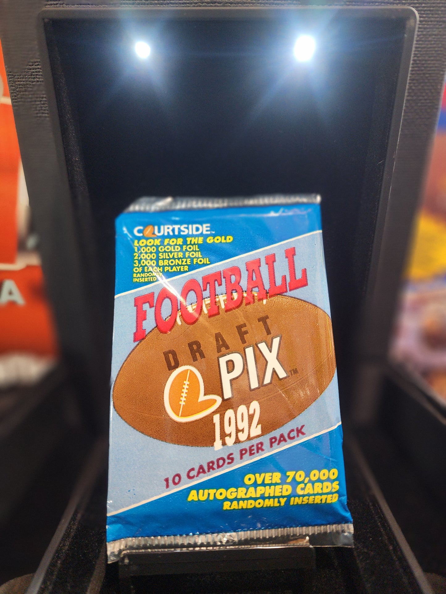 Courtside 1992 Football Pack personal break! 10 cards! Chase autographs and gold, silver, and bronze foils!