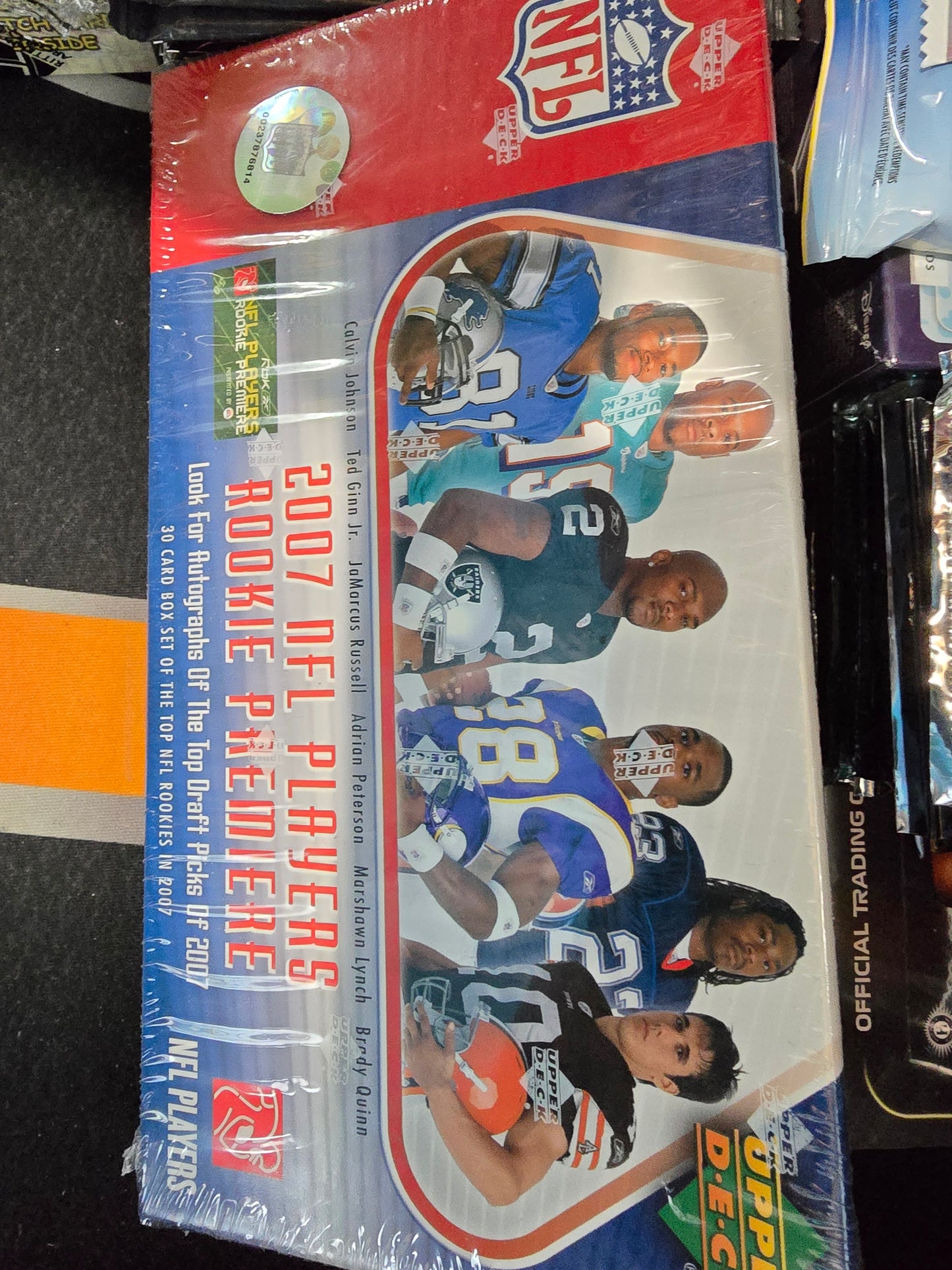 2007 Upper Deck NFL Rookie Premiere Box - hunt for autos! Calvin Johnson Adrian Peterson Marshawn Lynch RC?