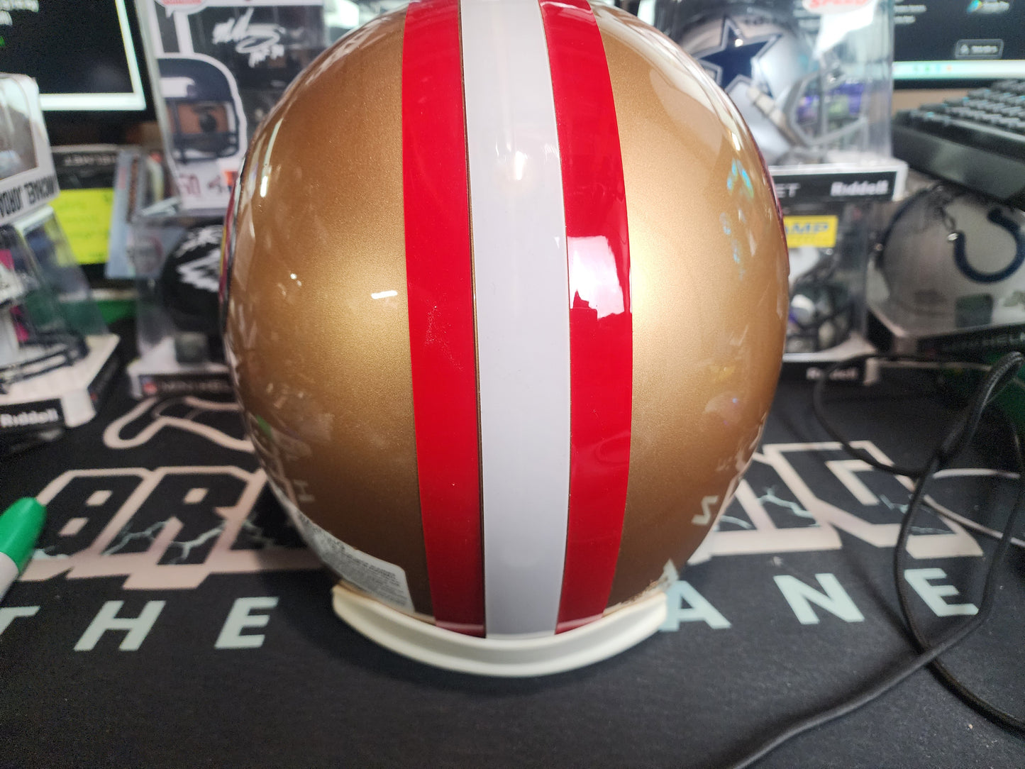 New in box - San Francisco 49ers AUTHENTIC Full Size Helmet standard Proline