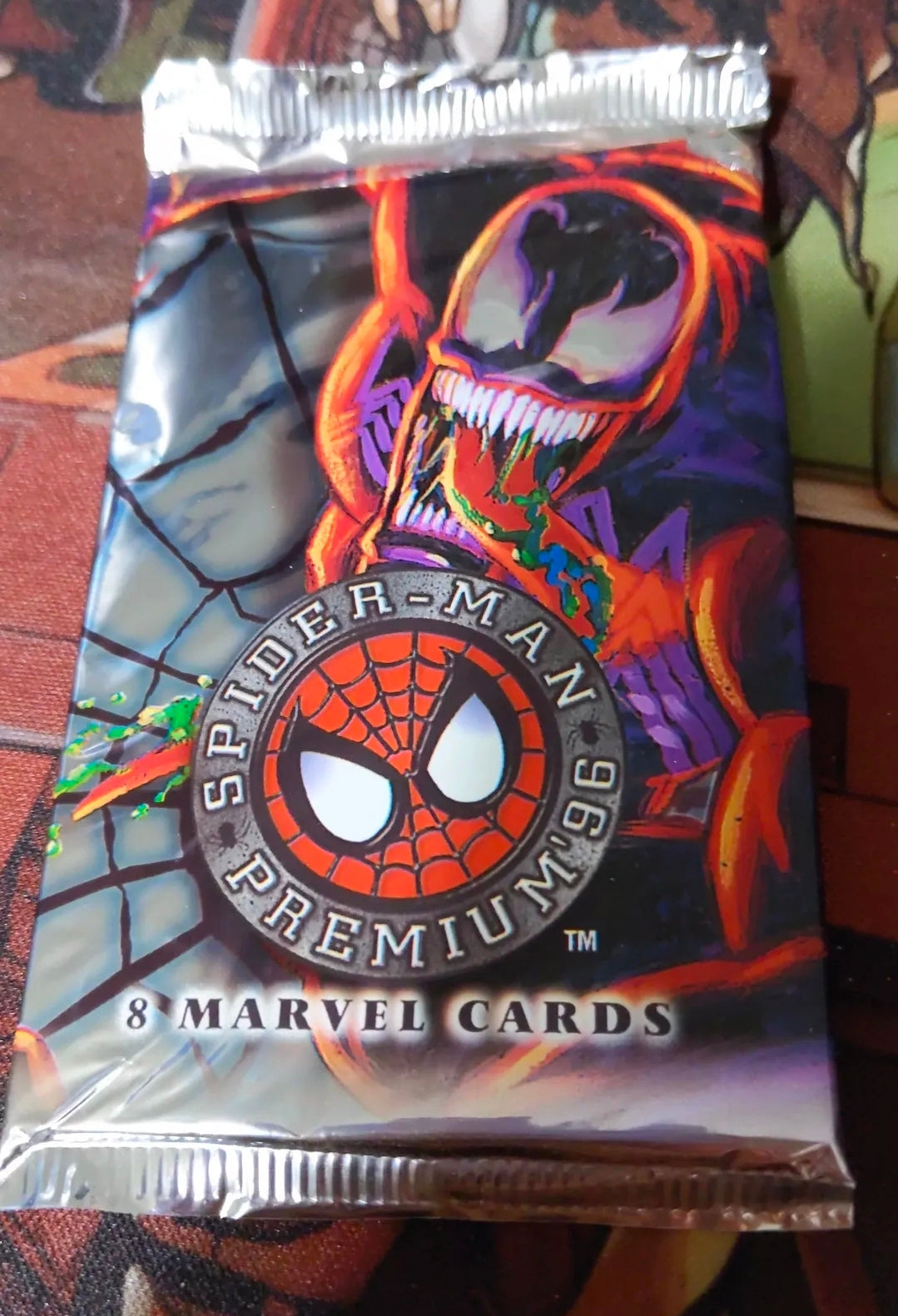 1996 Skybox Spider-Man Premium Eternal Evil Hobby Pack
