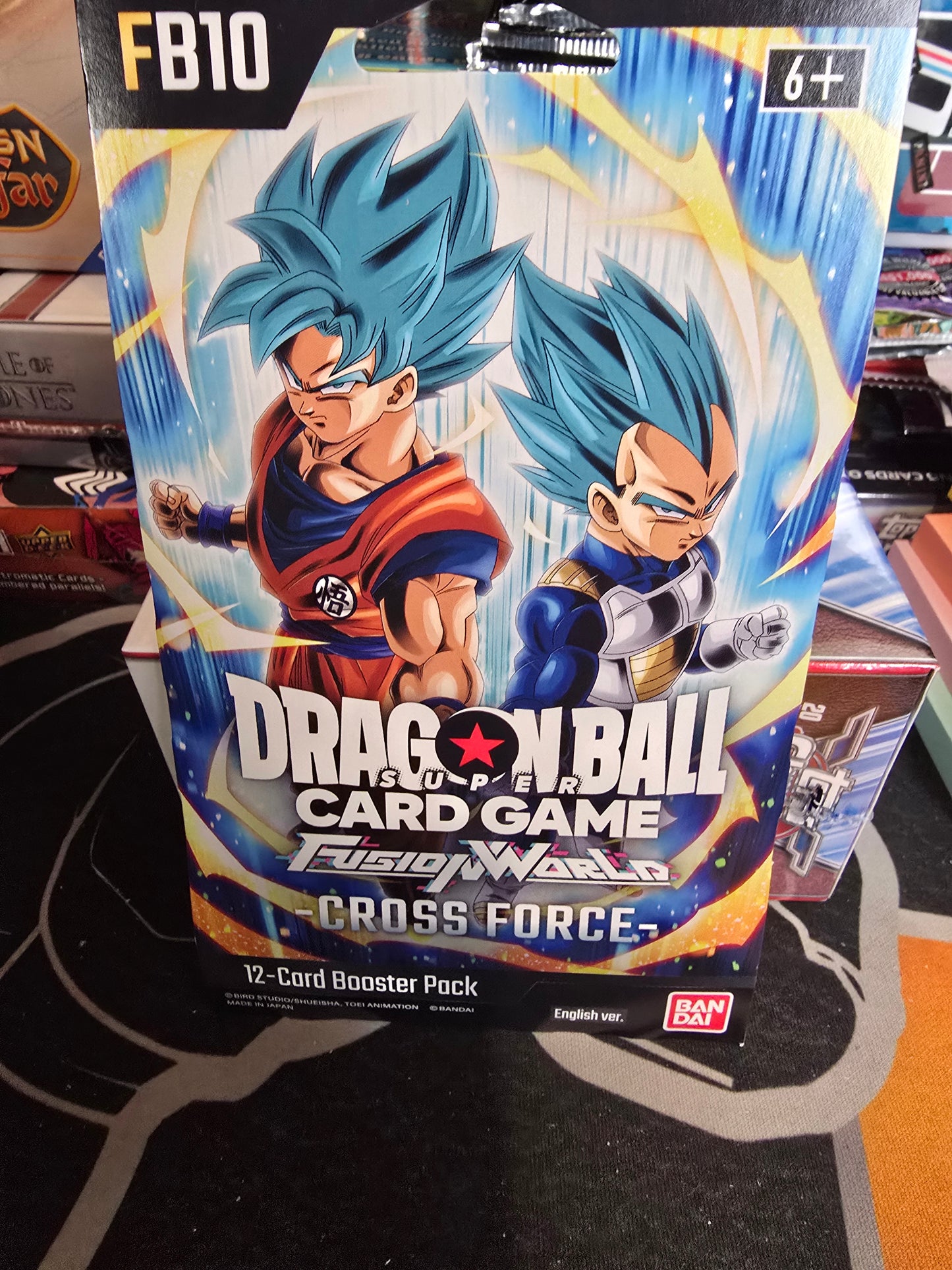 FB10 Dragonball Z TCG Cross Force Booster Pack 12 cards! Bandai/Namco