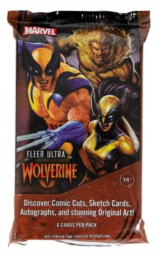 Fleer Ultra X-Men Wolverine Marvel Hobby Pack