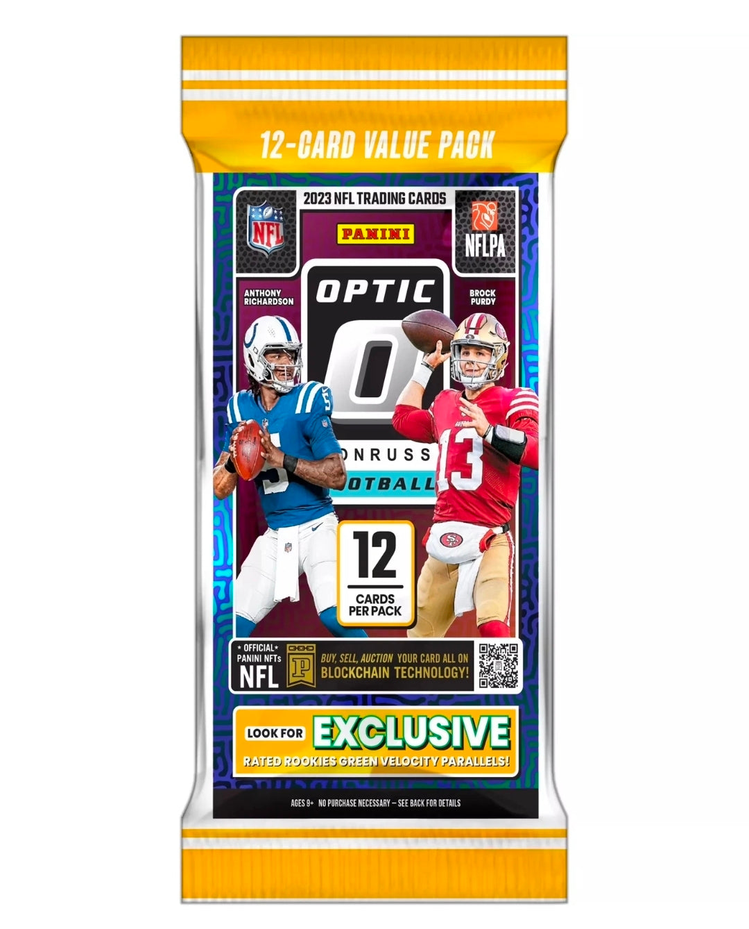 2023 Panini Donruss Optic Football Trading Cards Fat Pack